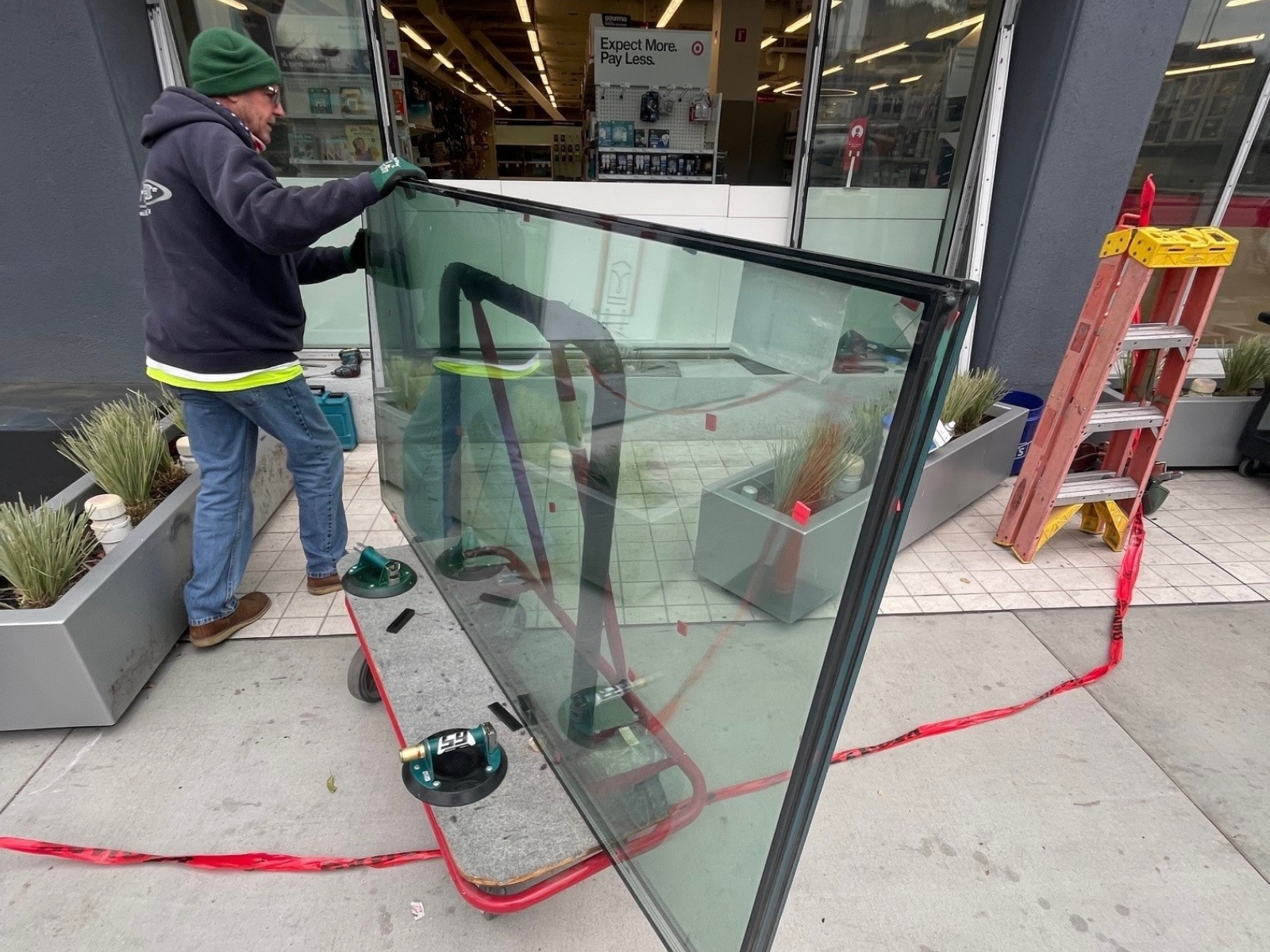 Target Vandal Glass Installation &mdash; photo 2