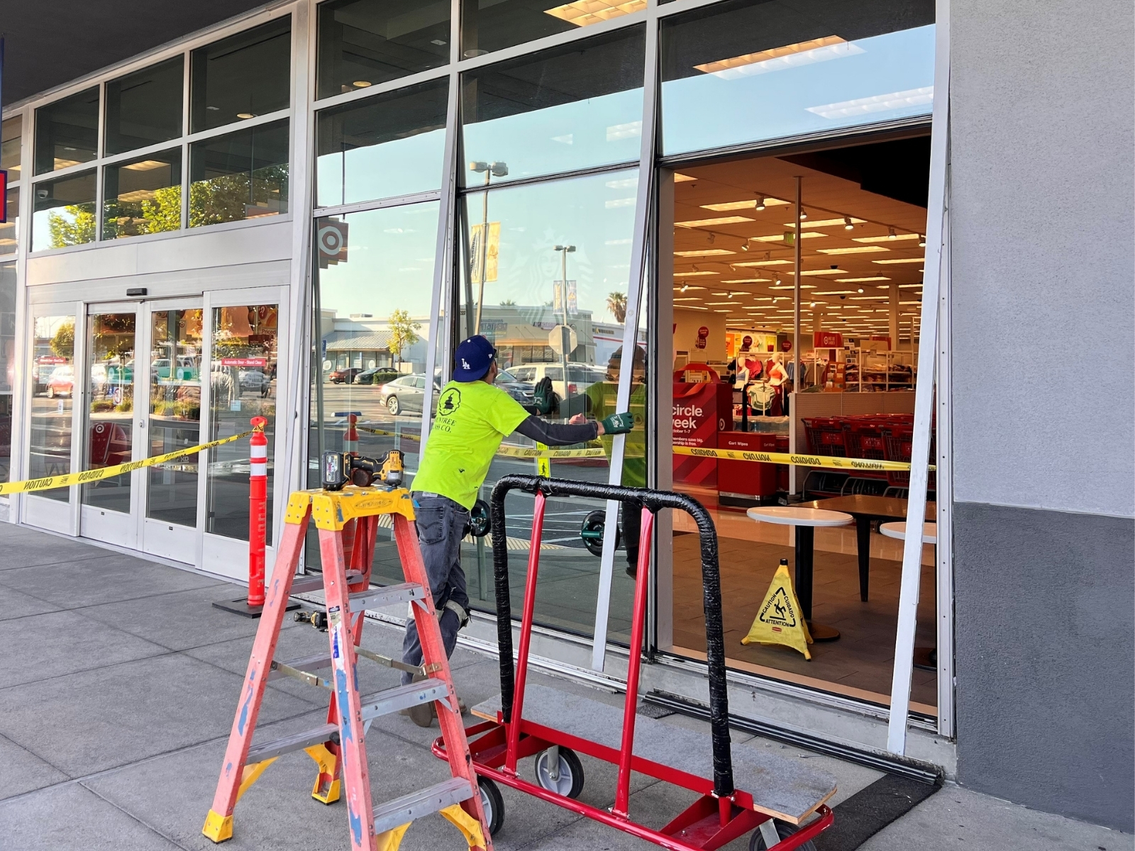 Target Vandal Glass Installation &mdash; photo 3